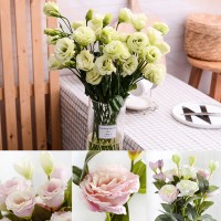 6Head Artificial Silk Flowers Wedding Bouquet Home Decorations Party Supplies   132745106946